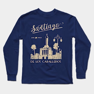 SANTIAGO De Los Caballeros Dominican Republic Vintage Long Sleeve T-Shirt